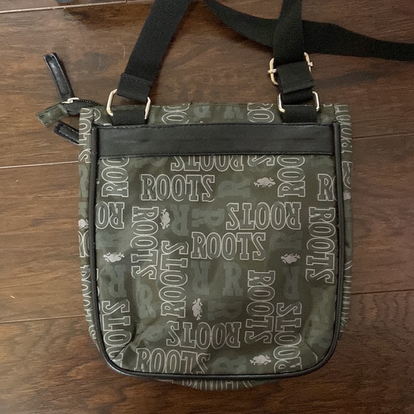 Army green Roots over the shoulder bag - Picture 3 of 4